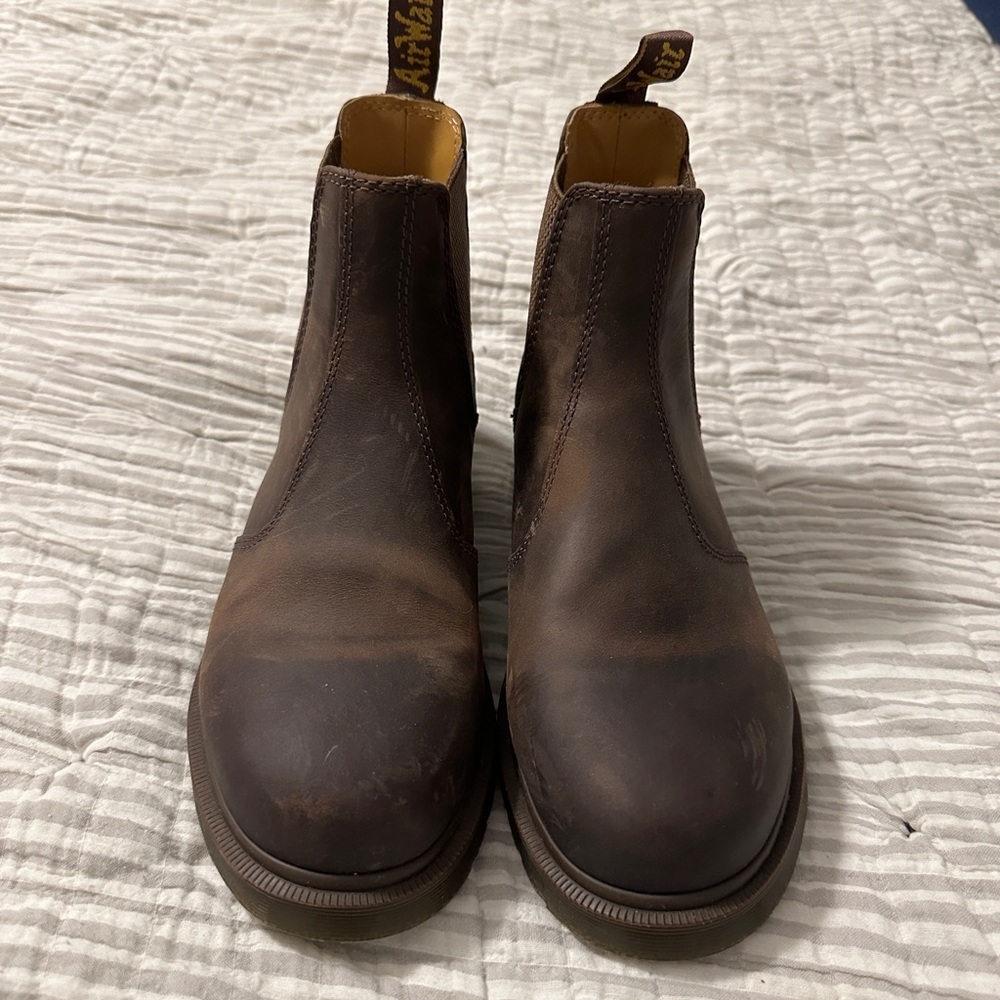 Doc Marten Crazy Horse Leather Chelsea Boots